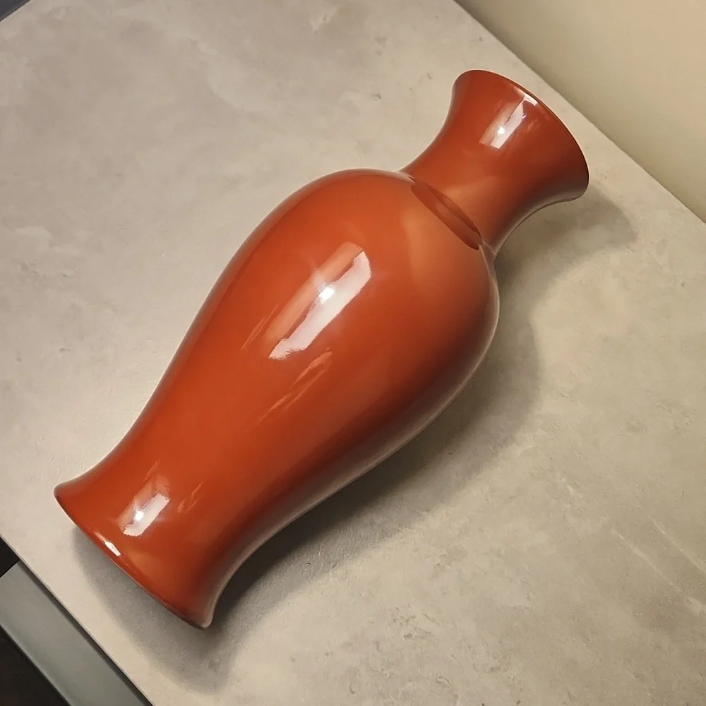 Vintage Diane Love For Mikasa Oxblood Red Handcrafted Vase From Japan Rare Decor